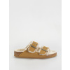 Birkenstock Arizona Fell Suede Leather Fur Narrow (corduroy cork brown) 38, hnedá