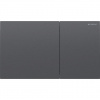 Geberit Sigma70 - Ovládanie splachovania, easy to clean, kefovaný čierny chróm 115.622.QD.1