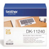 Brother papierové štítky 102mm x 51mm, biela, 600 ks, DK11240, pre tlačiarne rady QL DK11240