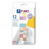 Modelovacia hmota, sada, 12x25 g, na vypálenie, FIMO 