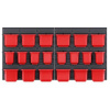 KISTENBERG 150133 Organizér závěsný s 20 boxy, 800 x 165 x 400 mm