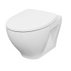 Cersanit MODUO WC misa závesná 52,5 x 35,5 RimFree so sedátkom K701-262