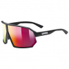 Uvex Sportstyle 237, okuliare - Black Matt/Mir. Red