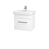 Dreja Umývadlová skrinka SOLO SZZ 50 - M01 Biela mat / Úchytka T01 / M01 Biela mat