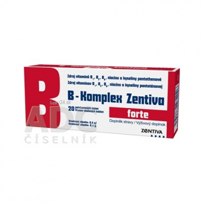 Zentiva B-Komplex Forte 20 draže