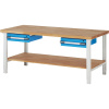 Dielenský stôl, stavebnicový systém ,2 zásuvky 150 mm, hĺbka 900 mm EUROKRAFTpro