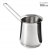 Nerezová konvička na mocca kávu indukční 700 ml - WEIS (Konvička na šlehání mléka 700 ml indukce - WEIS)
