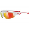 Uvex Sportstyle 215 - white mat red/mirror red uni