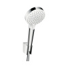 Sprchový set hansgrohe Crometta 100 Vario EcoSmart 100 x 100 mm chróm biela 26693400