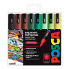 Posca PC-5M Earth mix zemité tóny 8 ks