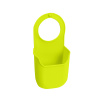 BISK Erga Basic, drezový silikónový držiak na špongiu 100x4x195 mm, žltá, ERG-07867