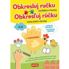 Obkresľuj rúčku Zvieratká z farmy samolepky