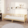 zahrada-XL Denná posteľ s matracom 90x200 cm, borovicový masív 3083614