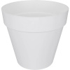 elho Kvetináč Loft Urban Round s kolieskami biely pr. 58 x 54 cm