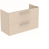 Ideal Standard i.Life A Skrinka pod umývadlo 100 cm, 2 zásuvky, pieskový mat T5257NF