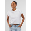 Ladies Oversized Boxy Heavy Tee - white 4XL