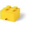 LEGO® úložný box s šuplíkem 25 x 25 x 18 cm žlutá