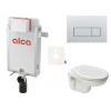 S-line Cenově zvýhodněný závěsný WC set Alca k zazdění + WC Pro SIKOAP9