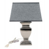 Stolové lampy - Svietidlá - Svietidlá - Stolové lampy - Lampka lampa nocna design srebrna szara glamour 42 (Stolové lampy - Svietidlá - Svietidlá - Stolové lampy - Lampka lampa nocna design srebrna sz