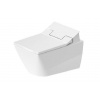 Duravit Viu - Závesné WC na bidetovú dosku SensoWash, Rimless, DuraFix, biela 2511590000