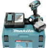 Makita DTD173RTJ, DTD173RTJ aku rázový uťahovač, 180 Nm, 18 V, 5.0 Ah, Li-Ion akumulátor; DTD173RTJ