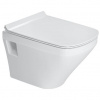 Duravit DuraStyle závesná WC so sedátkom, Rimless, biela 45710900A1