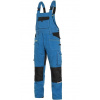 CANIS SAFETY a. s. Pracovné nohavice na traky CXS STRETCH Farba: strednemodrá/čierna, Veľkosť: vel. 50