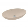 Villeroy & Boch Loop&Friends Umývadlo na dosku, 56x38 cm, s prepadom, CeramicPlus, Almond 4A4700AM
