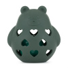 PETITEMARS PETITE&MARS Hračka silikónová s hrkálkou Bear Basil Misty Green 0m+