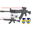 Detská zbraň - Sg 553 cs: ísť puška na sniper gule +2 granát (Detská zbraň - Sg 553 cs: ísť puška na sniper gule +2 granát)