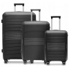 PUCCINI Súprava 3 CESTOVNÝCH KUFOV PP 4 Kolieska Tvrdé 3v1 PP029-1