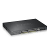 Zyxel GS2220-28HP-EU0101F sieťový prepínač Riadený L2 Gigabit Ethernet (10/100/1000) Podpora napájania cez Ethernet (PoE) Čierna (GS2220-28HP-EU0101F)