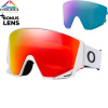 Snowboardové okuliare Oakley Flow Scape M matte white | prizm sapphire & prizm iced 25/26 - Odosielame do 24 hodín