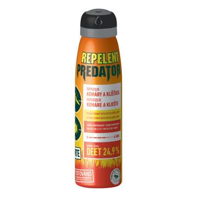 Predator repelent forte deet 24,9% repelentný sprej odpudzuje komáre a kliešte 150 ml