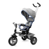 BABY MIX Detská trojkolka 5v1 RIDER 360° sivá 100x82x50 sivá