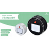 Elektrická zásuvka Viking Technology strieborná