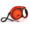 Flexi Xtreme L pásek 8 m, max. 55 kg, černá/oranžová