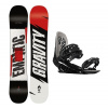 Gravity Empatic snowboard + Gravity G2 black vázání + sleva 500,- na příslušenství - 158 cm Wide + M (EU 39,5-41,5)