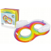 NAFUKOVACÍ DVOJITÝ RAINBOW RAINBOW PLAVECKÝ KRUH BEACH 186X116CM BESTWAY 43648 (Dvojitý nafukovací krúžok na plávanie 186 x 116 cm Rainbow Bestway 43648)