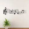 Tancujúce noty - vinylová samolepka na stenu 80x28cm