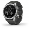 Garmin fenix 7 Strieborná / Čierna Band