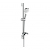 Hansgrohe Crometta - Sprchová sada Vario so sprchovou tyčou 65 cm a miskou na mydlo, biela/chróm 26553400