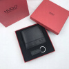 Peňaženka - Hugo Boss Peňaženka Prírodná koža Čierne Bardio - Pánsky produkt (Hugo Boss Wallet Pánska koža + prsteň kľúčov)