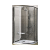 Sprchovací kút RAVAK Pivot PSKK3-100 satin + Transparent 376AAU00Z1