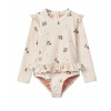 Detské plavky body Liewood Sille Peach Sea shell
