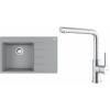 Set Franke G288ŠK (drez CNG 611-78 TL/2 Sivý kameň + batéria FC 6985.501 SMART GLENDA Celonerez) 114.0759.069