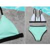 Detské plavky - Dva kusy Shein outfit. 160 čierna, zelená (D018B09 Green Bikini Top Basic Shein 160)