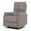 Autronic Křeslo polohovací, manuální polohování, krémová látka, houpací mechanismus TV-S8449 CRM2
