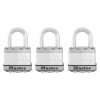 Master Lock Titanový visací zámek - Excell - 45mm (3 ks / blistr) M1EURTRI