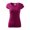 Dámske bavlnené tričko Malfini Pure 122 - veľkosť: M, farba: fuchsia red